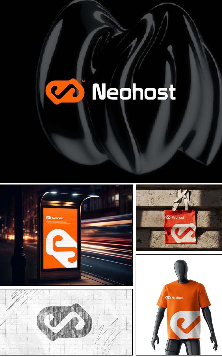 Neohost Logo Brand Identitiy