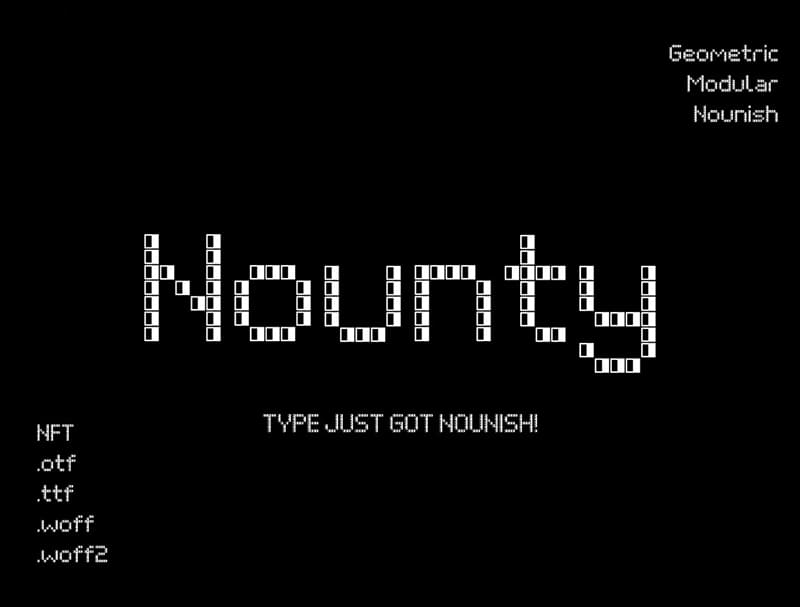 Nounty Free Font