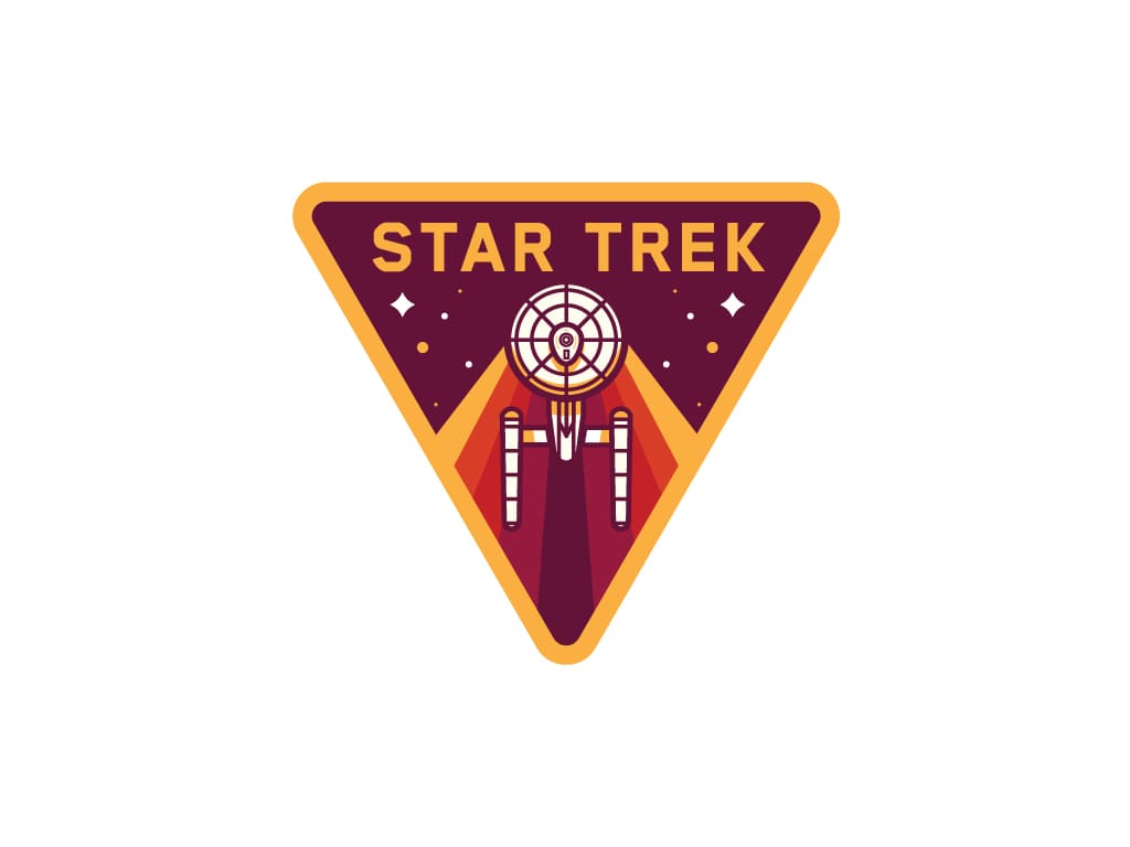 Star Trek Badge by Nick Slater