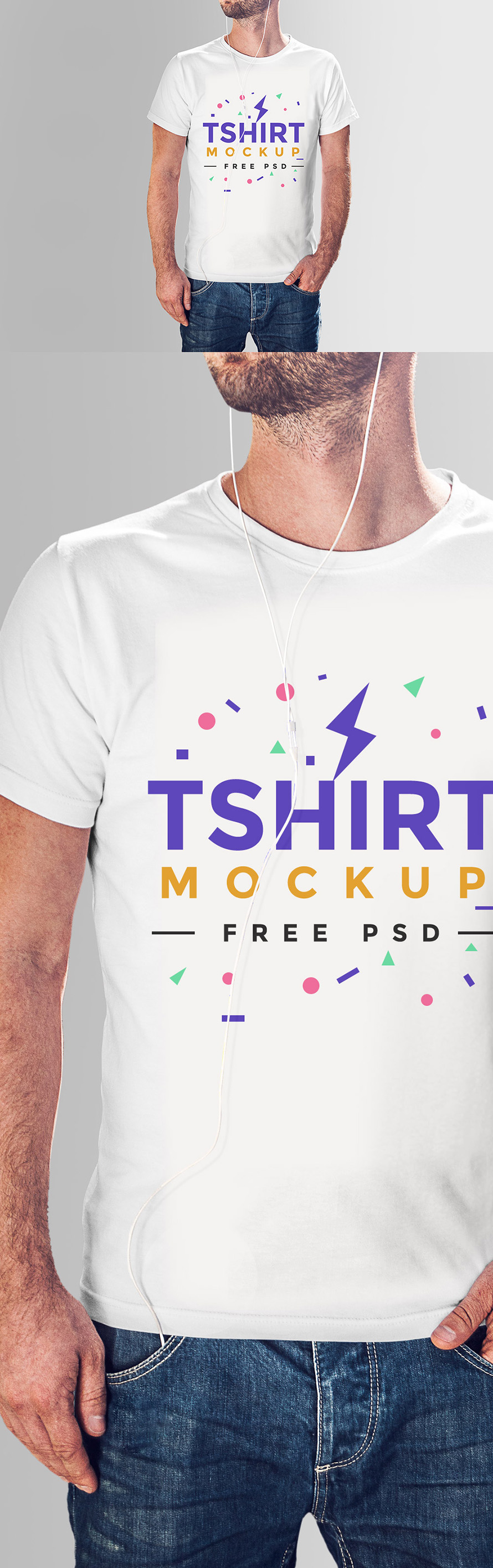 Free Tshirt Mockup PSD Template