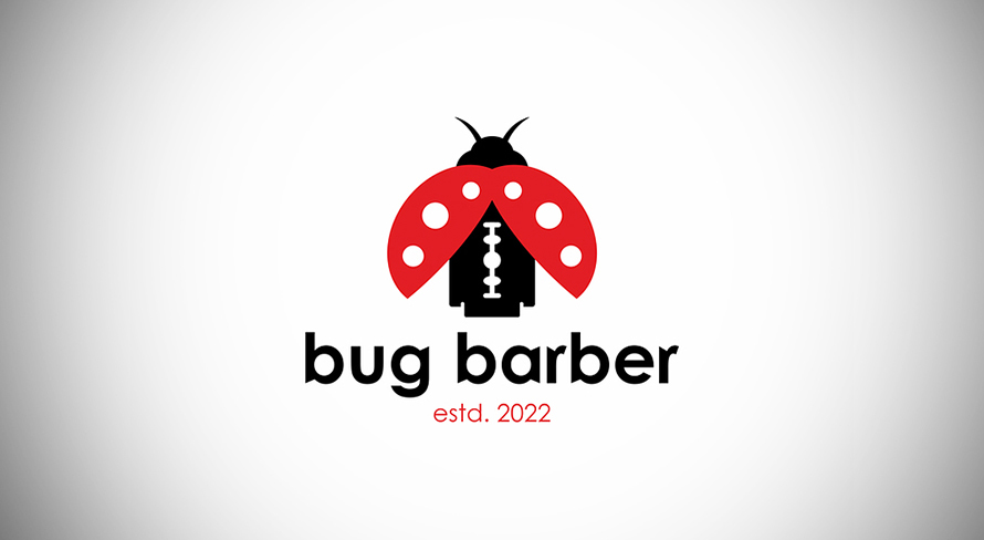 Bug Barber Logo Design