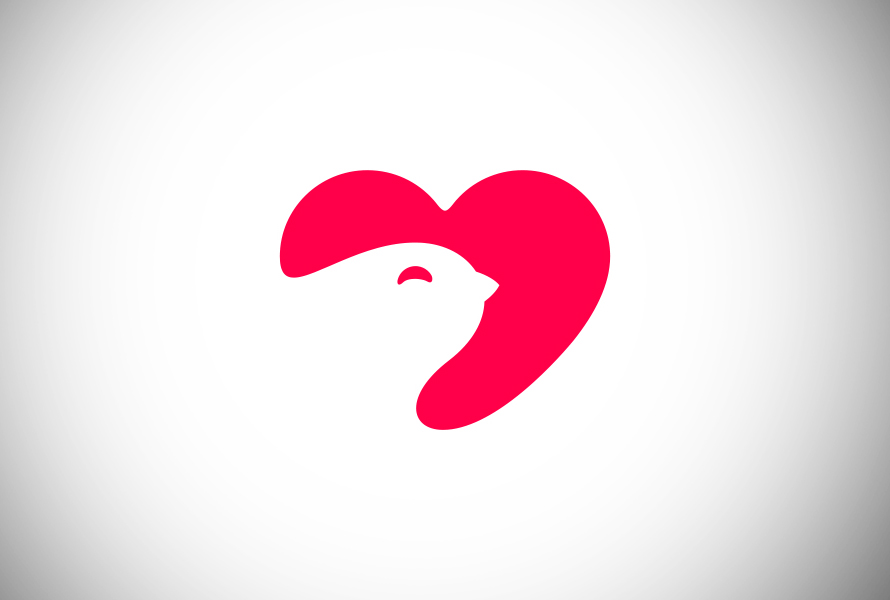 Happy Valentines Day Love Logo