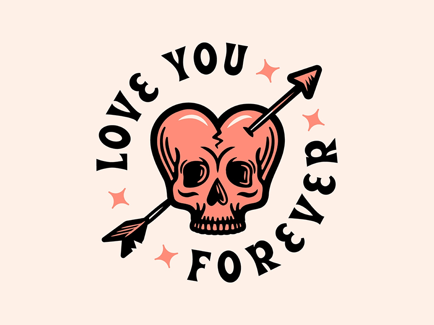 Love You Forever Logo Design
