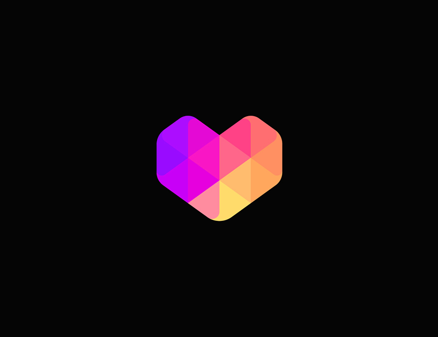 Heart Love Logo Design