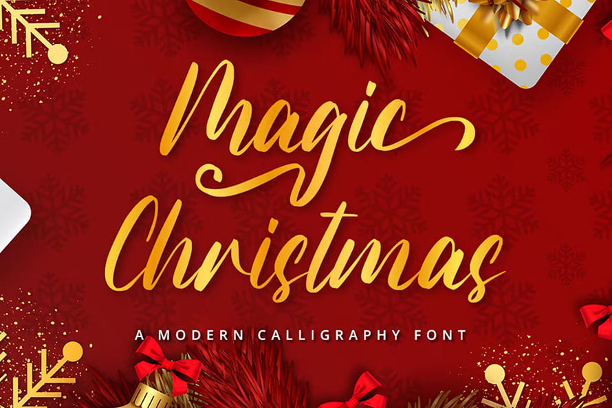 Magic Christmas Calligraphy Font