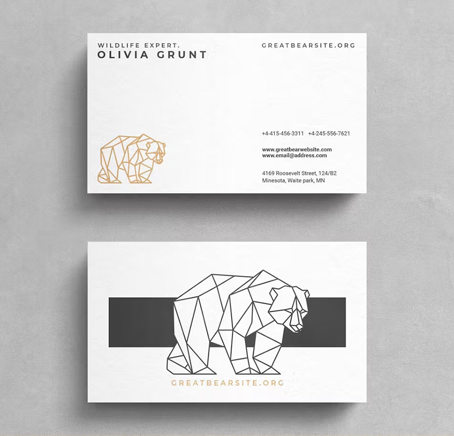 Minimal Business Card Design