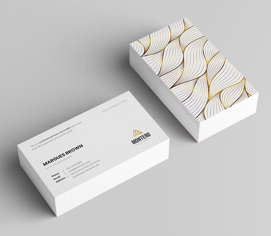 Unique Stylish Business Card Design