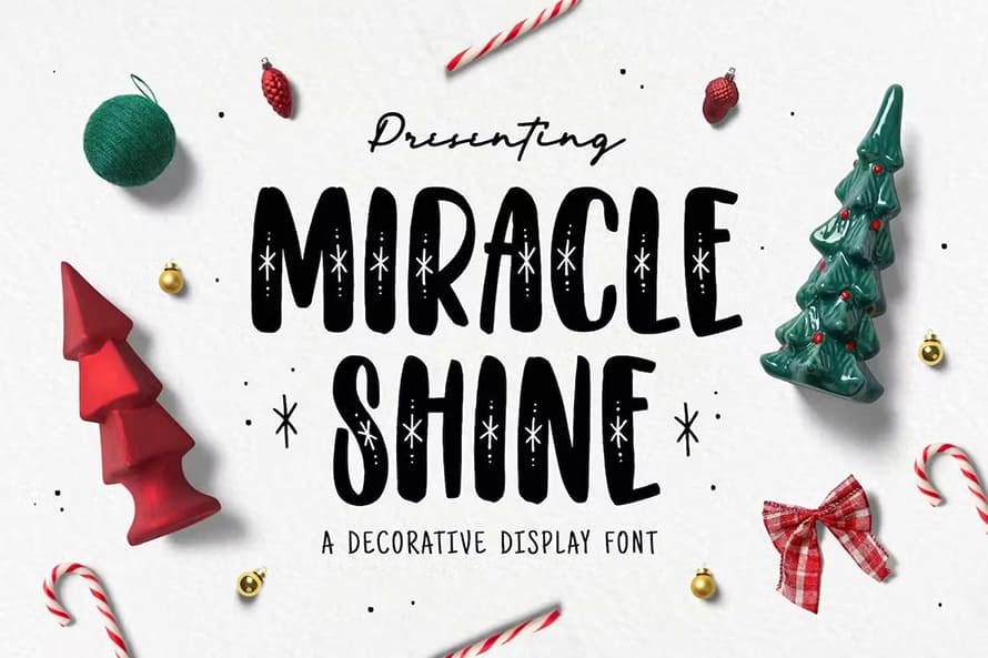 Miracle Shine Christmas Font