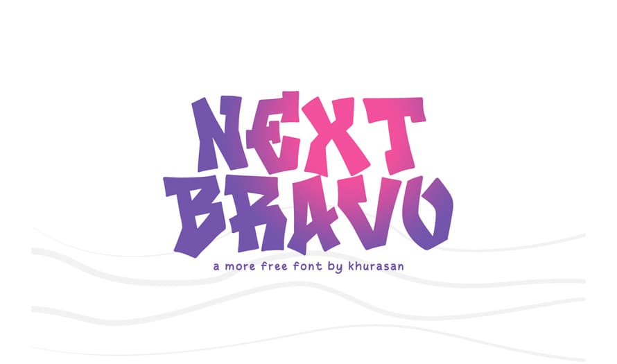 Next Bravo Free Font