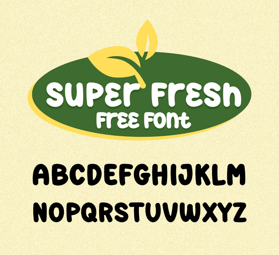 Super Fresh Free Font Free Font