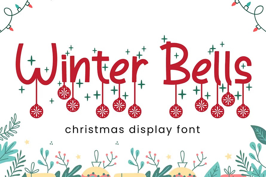 Winter Bells Christmas Font