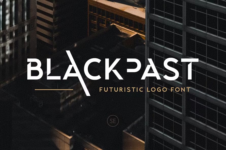 Blackpast Futuristic Logo Font Font