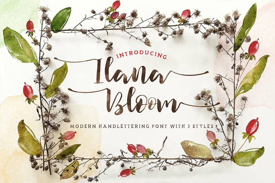 Ilana Bloom Hand-lettering Typeface
