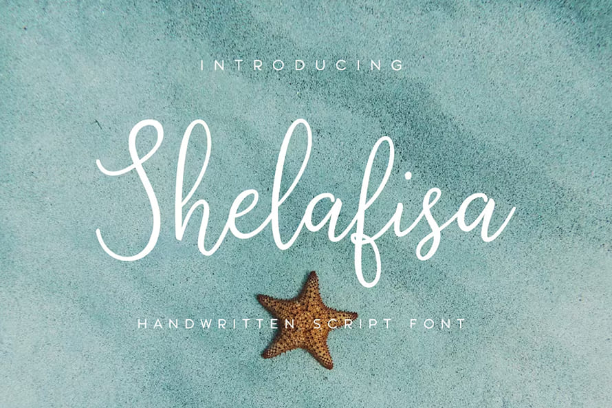 Shelafisa Handwritten Script Font