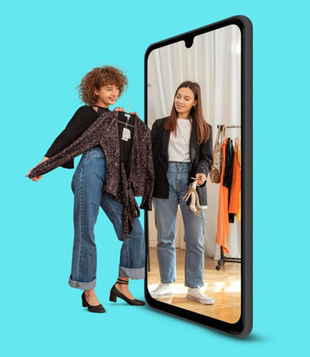 Virtual Wardrobe Shopping Experience
