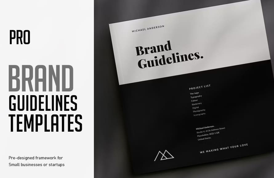 15 Pro Brand Guidelines Templates Design
