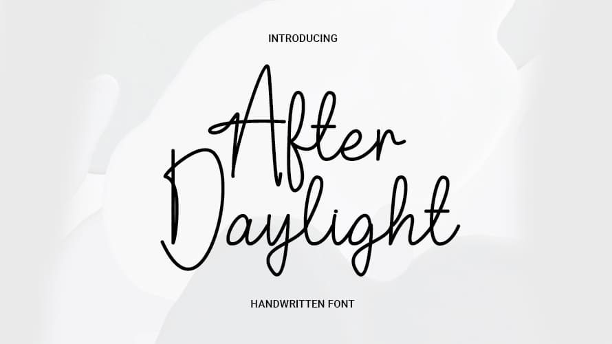 After Daylight Free Font