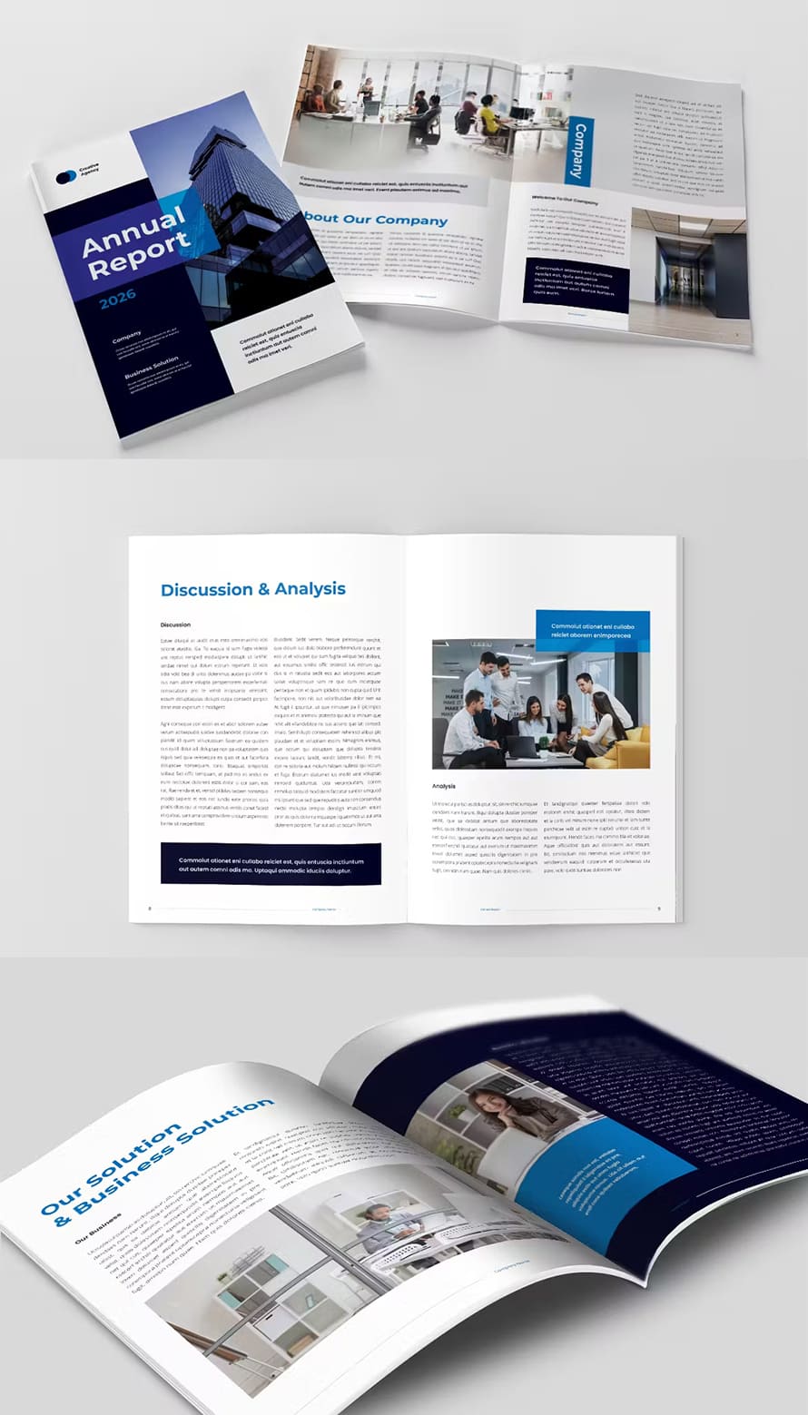 Creative Annual Report Template (20 Pages)