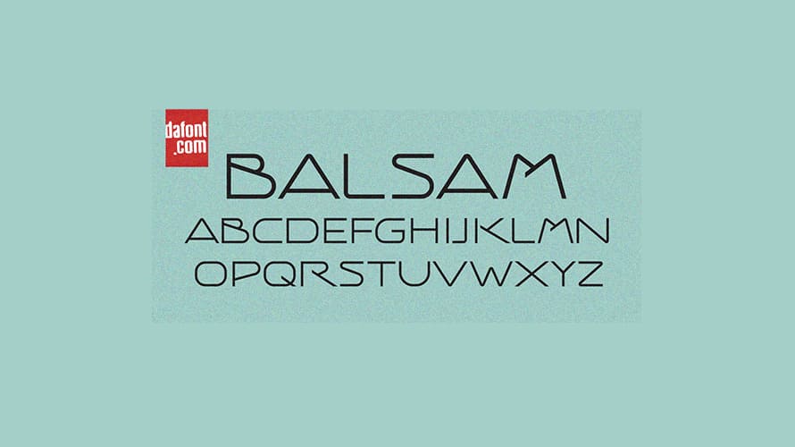 Balsam Free Font