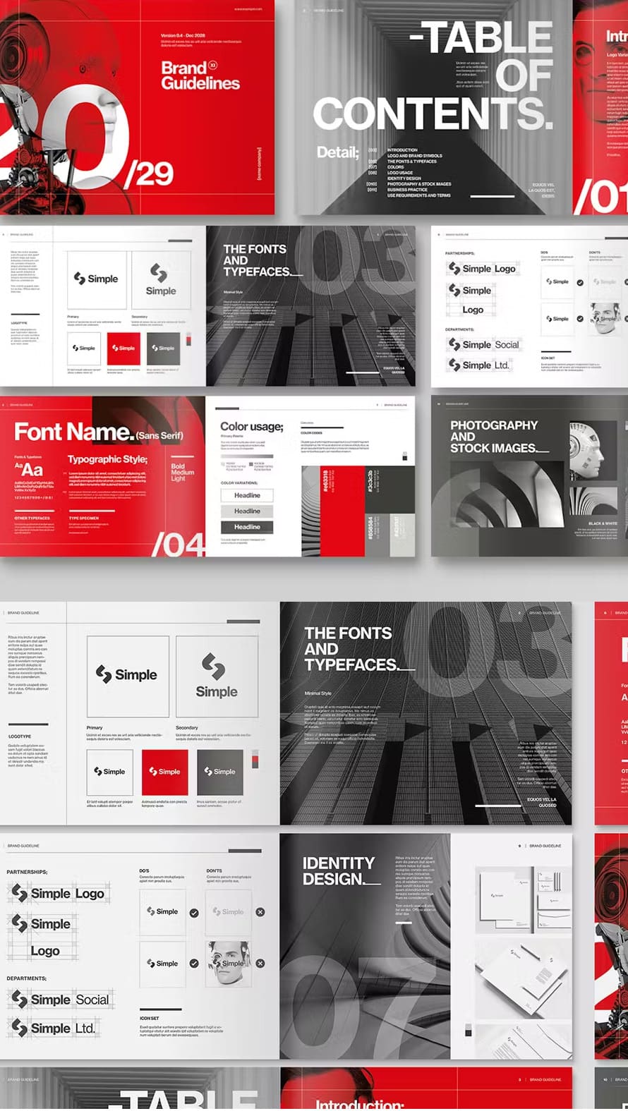 Brand Guidelines Brochure Templates