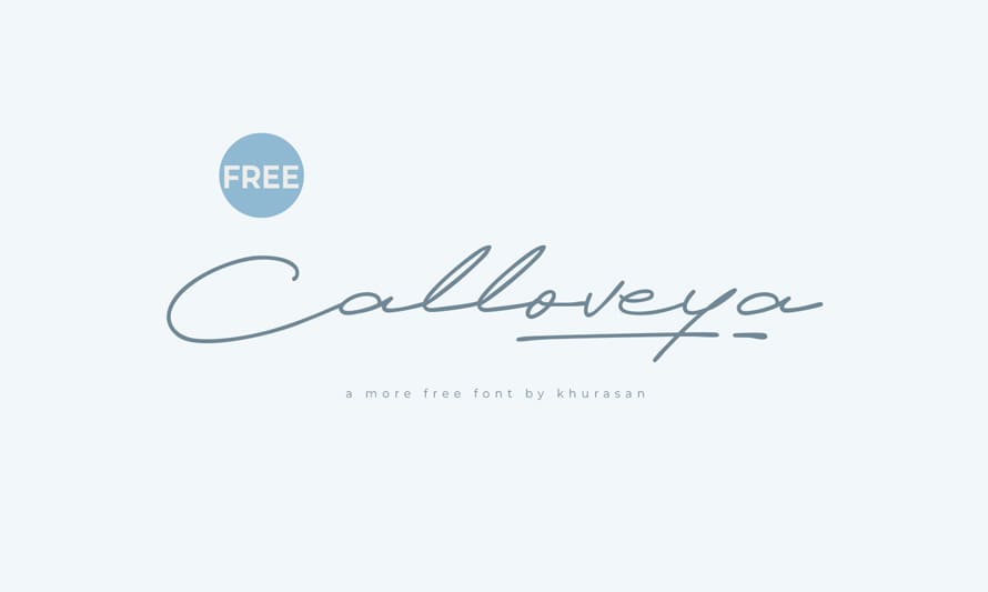 Calloveya Free Font