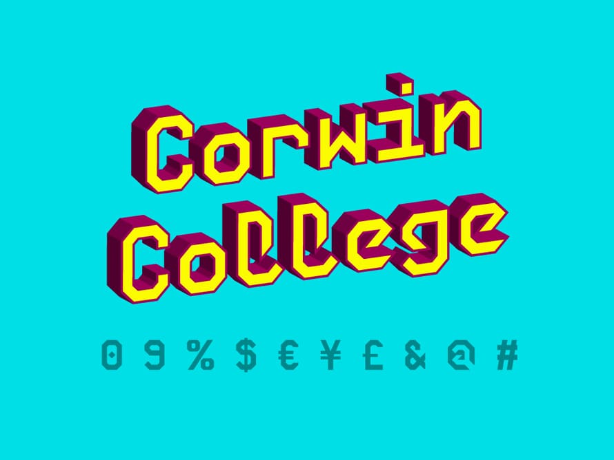 Corwin College Free Font
