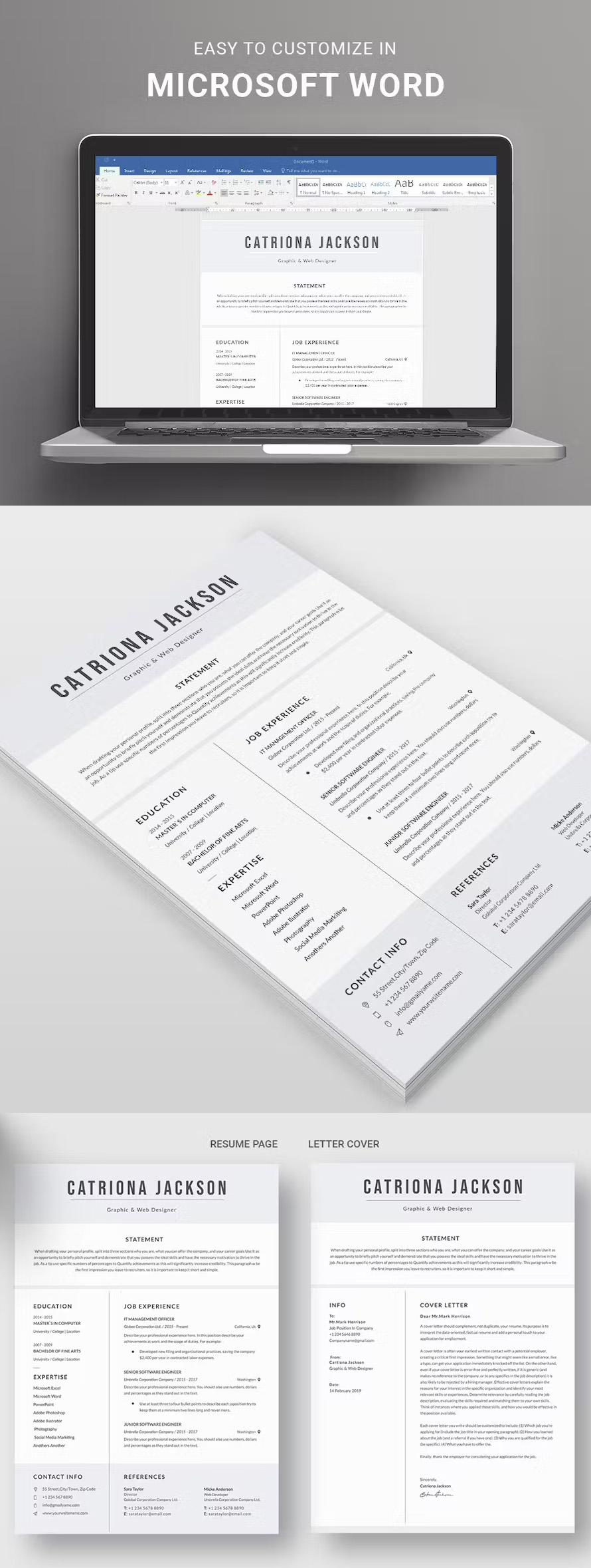 Cv Resume And Cover Template