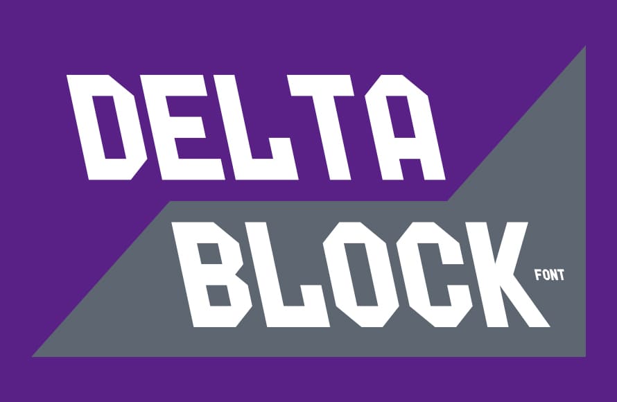 Delta Block Free Font
