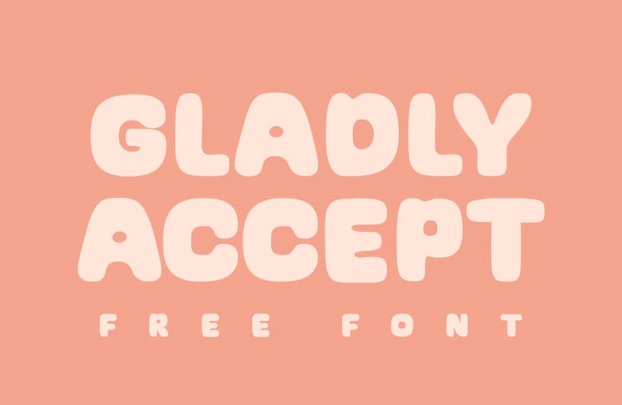 Gladly Accept Free Font