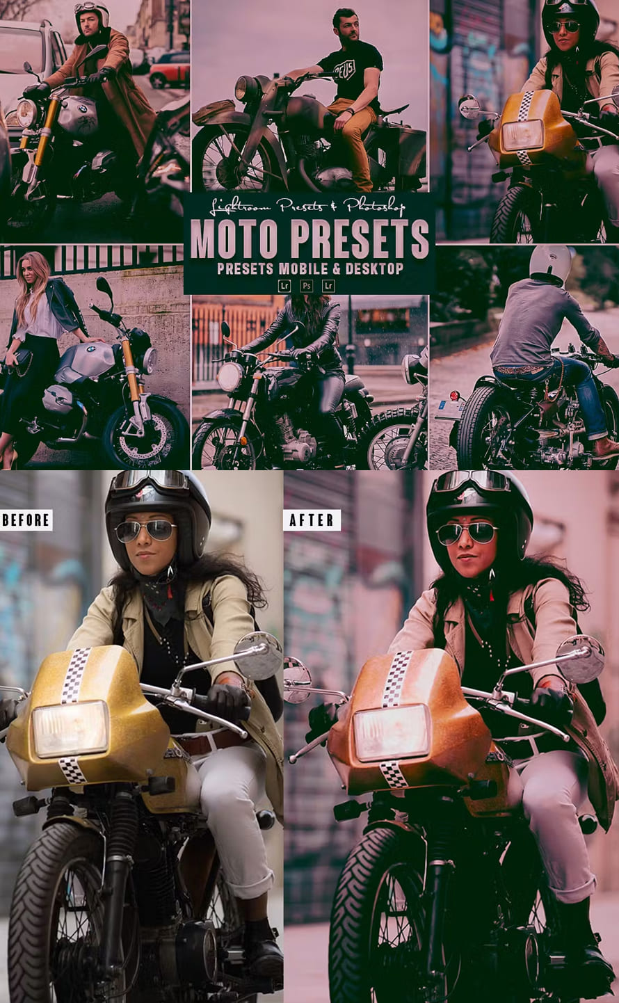 Moto Photoshop Action And Lightrom Presets