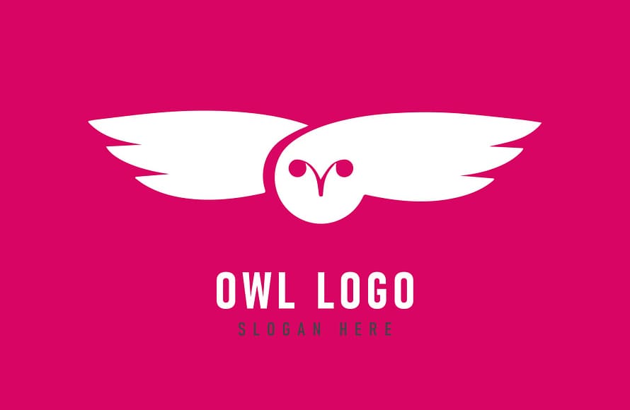 Flying Owl Logo Design by Husnain Sajjad