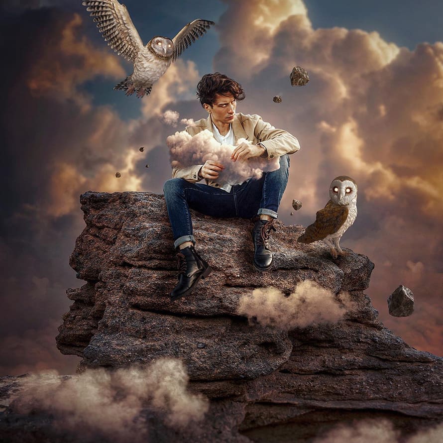 A Glorious fantasy composite blessed with cinematic tones by photomanipulation.official
