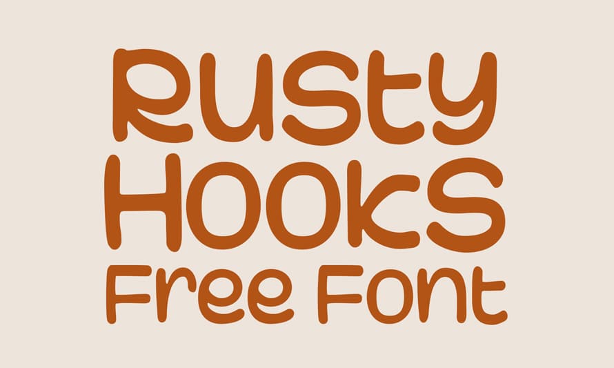 Rusty Hooks Free Font