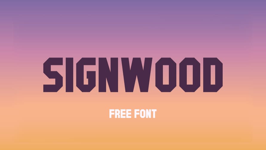 Signwood Free Font