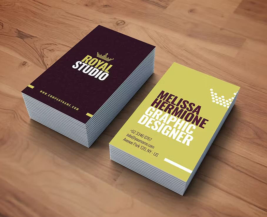 Modern Unique Layout Business Card