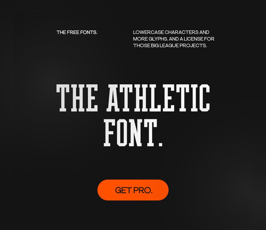 The Athletic Font