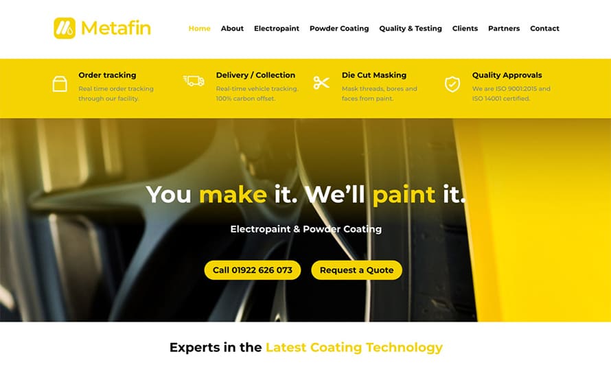 The Power of Yellow: A Showcase of Stunning Yellow Websites - 13
