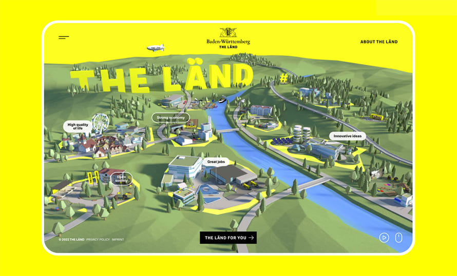 The Power of Yellow: A Showcase of Stunning Yellow Websites - 27