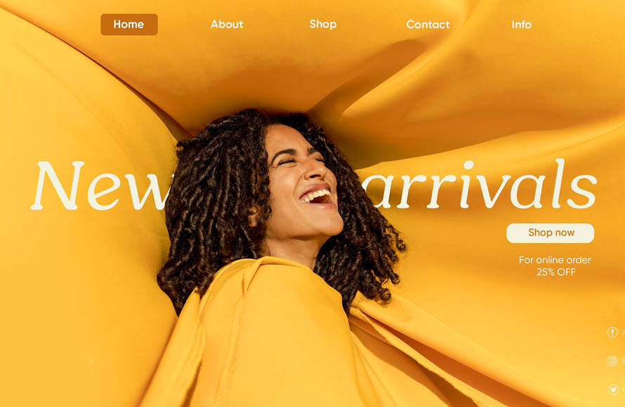Color Yellow Websites