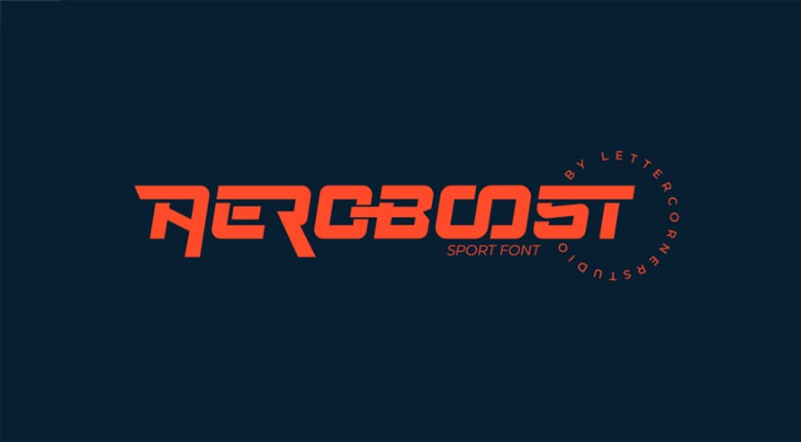 Aeroboost Free Font