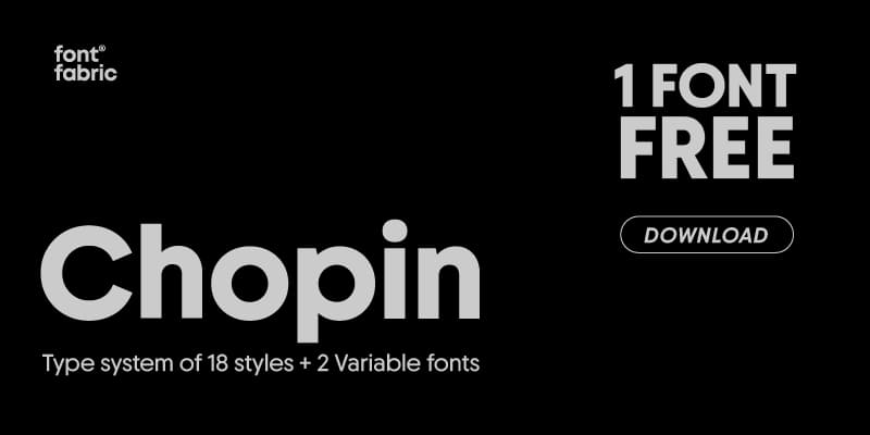 Chopin Free Font