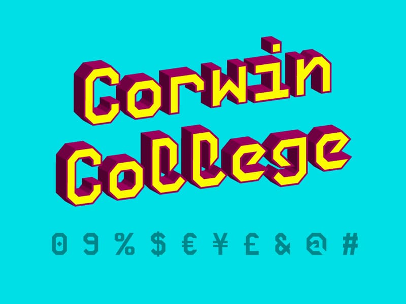 Corwin College Free Font