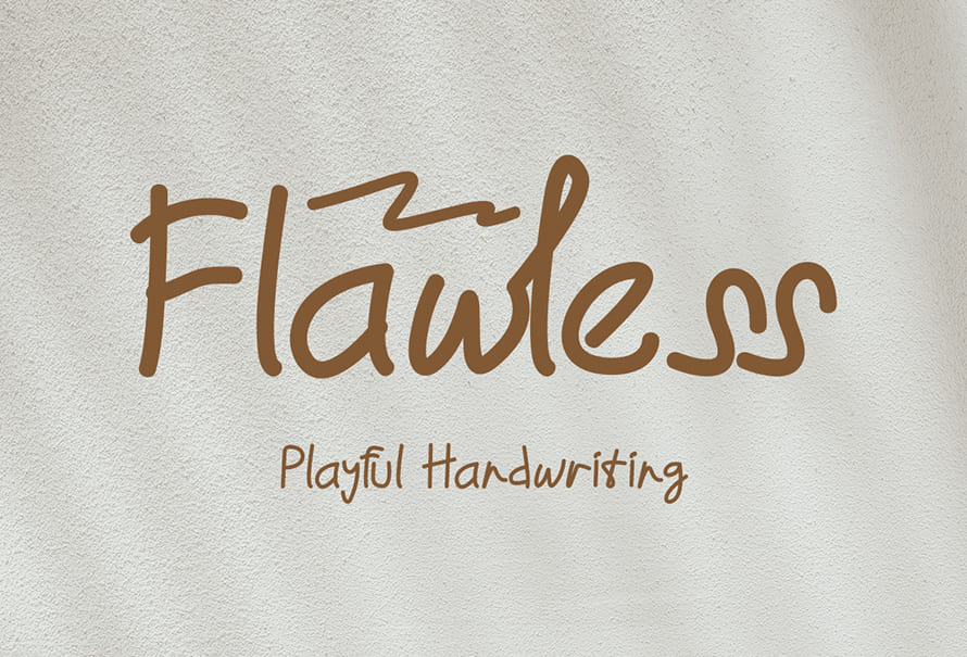 Flawless Handwritting Free Font