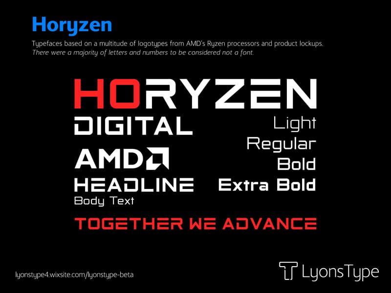 Horyzen Free Font
