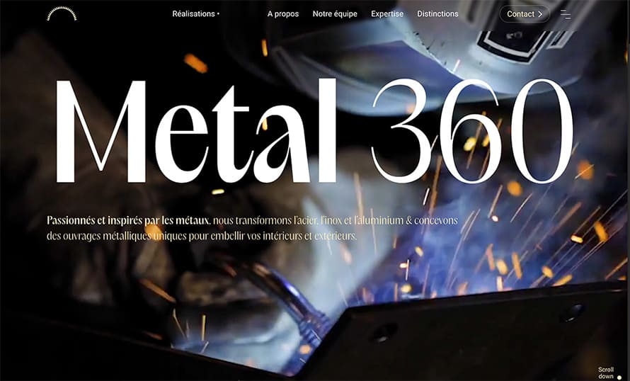 METAL360 Website Design