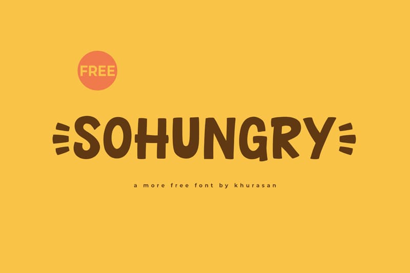 Sohungry Free Font