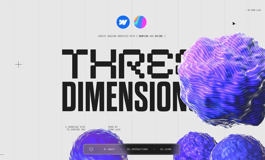 Three Dimensions Website Design