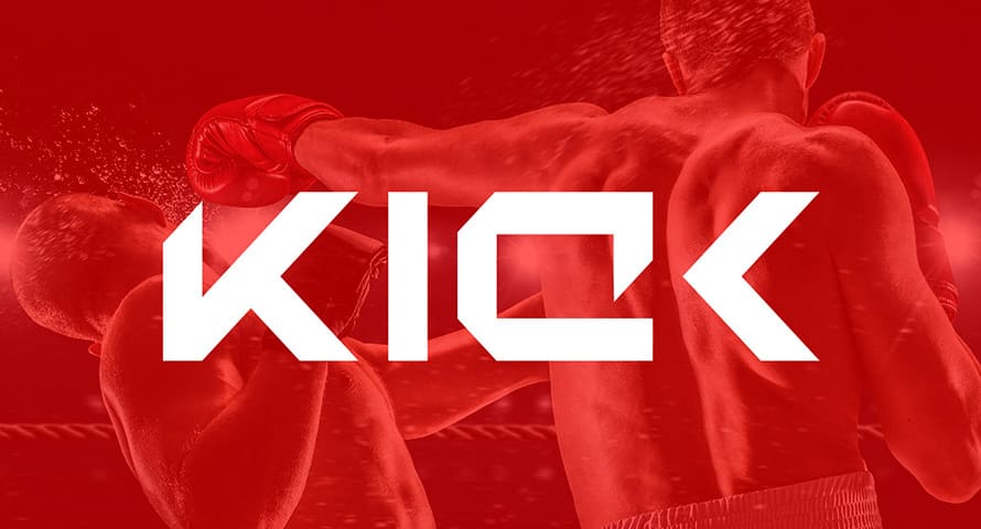 Kick, boxing logo, visual identity, brand identity by Won Verse