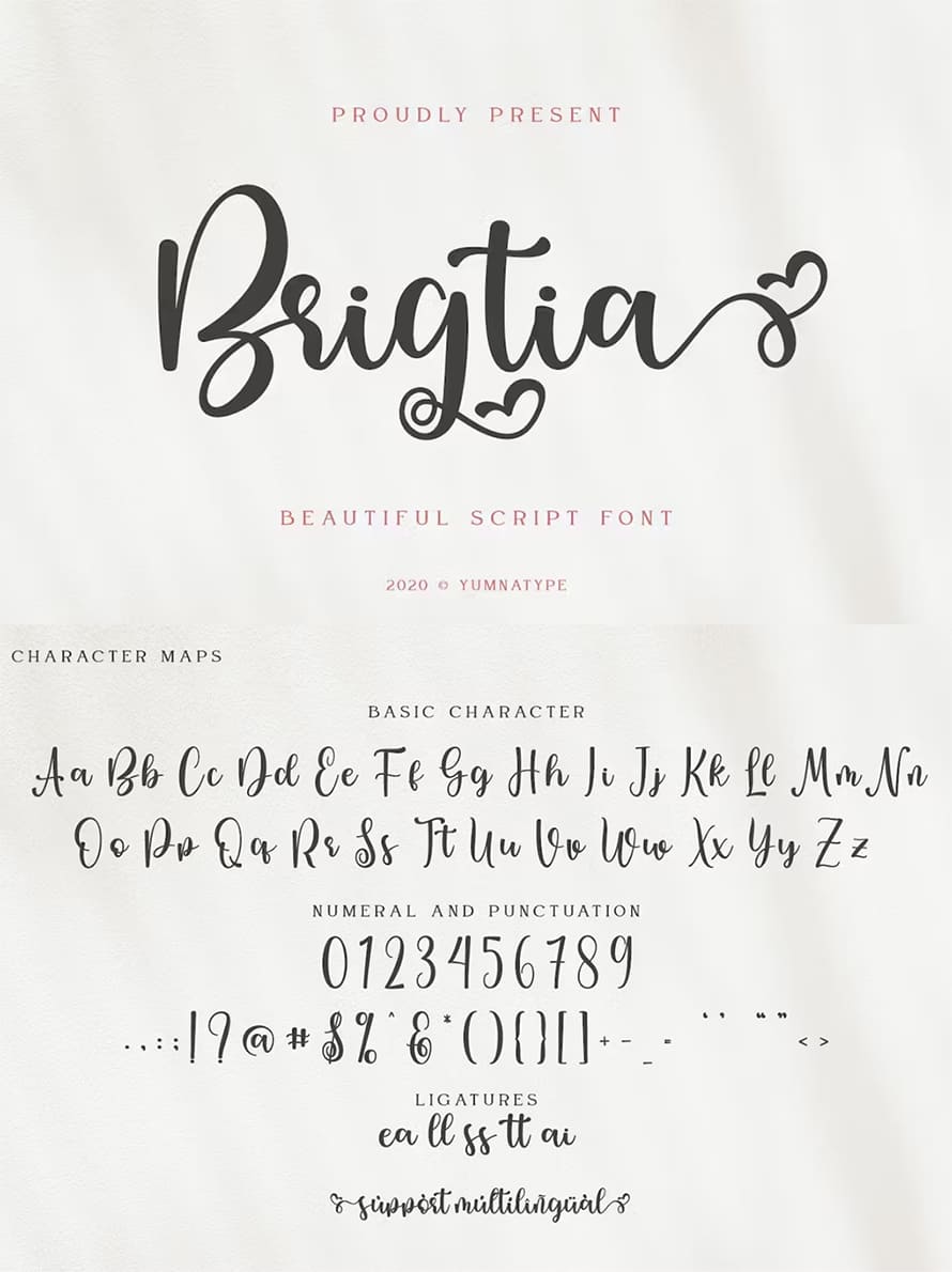 Brigtia Script Font