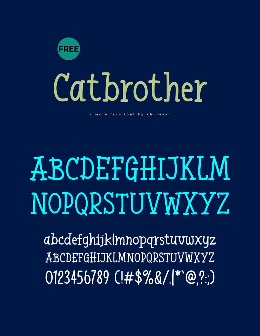 Catbrother Free Font